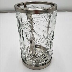 Bath and body works mini glass candle holder